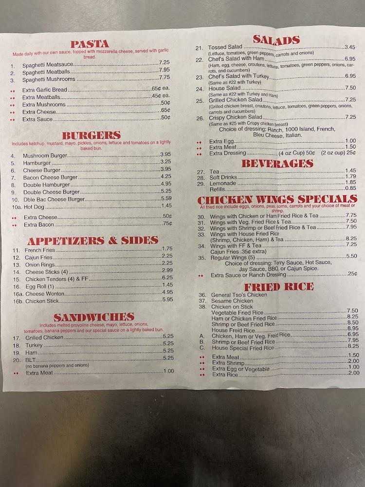 Little J's Pizza & Subs Hamburger